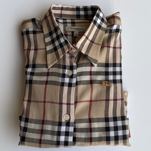 Burberry Tops - Authentic Burberry Button down London Nova check